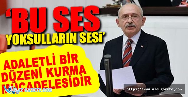 KILIÇDAROĞLU, 23 NİSAN KONUŞMASININ 