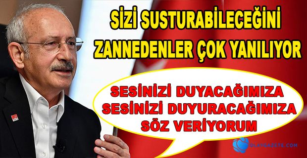 KILIÇDAROĞLU: DİSLİKE ÇOK ŞEY İFADE EDİYOR