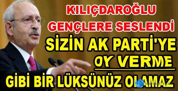 KILIÇDAROĞLU GRUP TOPLANTISINDA KONUŞTU