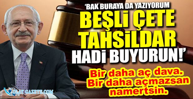 KILIÇDAROĞLU: HAKİM KARAR ÇIKARMIŞ, BENİM NE SÖYLEYECEĞİMİ O BELİRLEYECEKMİŞ...