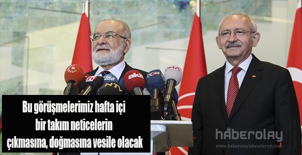 Kılıçdaroğlu ile Karamollaoğlu görüştü