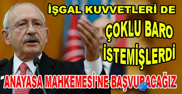 KILIÇDAROĞLU, "KOŞULLAR NE OLURSA OLSUN, VAR OLAN SORUNU ÇÖZECEKSİNİZ