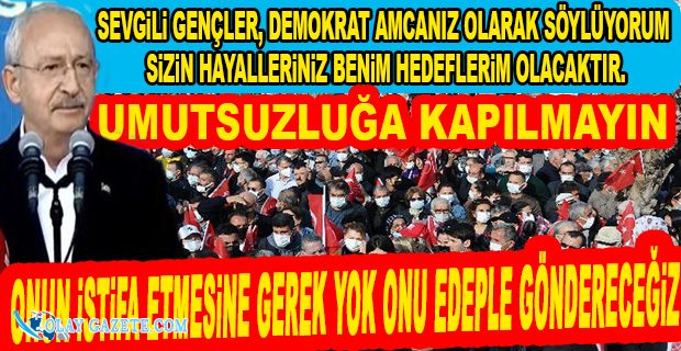 KILIÇDAROĞLU MEYDANLARA İNDİ! ALAN HINCAHINÇ DOLDU: “SİZİN DUVARLARINIZ VIZ GELİR”