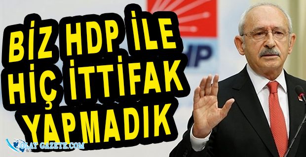 KILIÇDAROĞLU: MİLLET İTTİFAKI ADAY GÖSTERİRSE CUMHURBAŞKANI ADAYI OLURUM