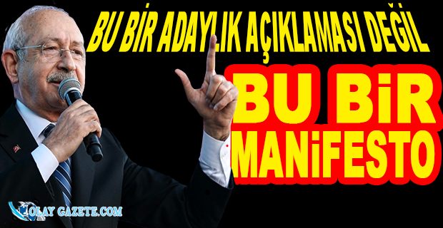  KILIÇDAROĞLU:BANA KATILMAYACAKSANIZ YOLUMUZDAN ÇEKİLİN ÇÜNKÜ BİZ İKTİDARA YÜRÜYORUZ.