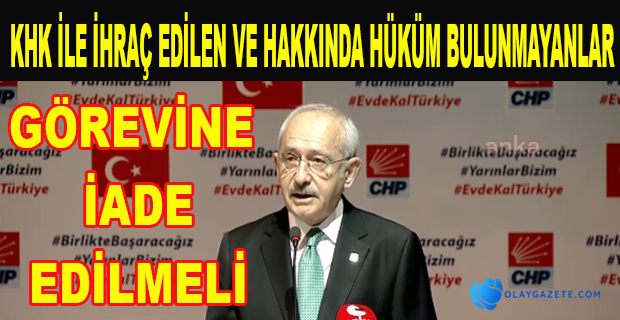 KILIÇDAROĞLU’DAN 13 MADDELİK ÖNERİLERİ