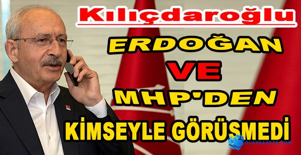 KILIÇDAROĞLU’NDAN ESKİ CUMHURBAŞKANLARI VE SİYASİ PARTİ LİDERLERİNE BAYRAM KUTLAMASI