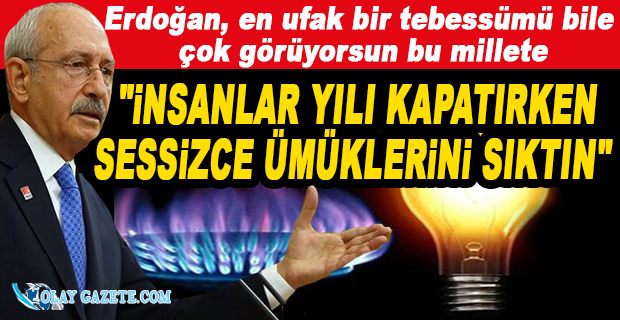 KILIÇDAROĞLU’NDAN ZAM ELEŞTİRİSİ: DEVASA ZAMLARI BU GECE GETİRDİN 