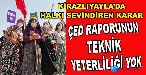 KİRAZLIYAYLA’DA HALKI SEVİNDİREN KARAR