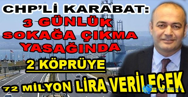 KÖPRÜLERE ABD’DEKİ ENFLASYONA GÖRE GARANTİ VERİLDİ