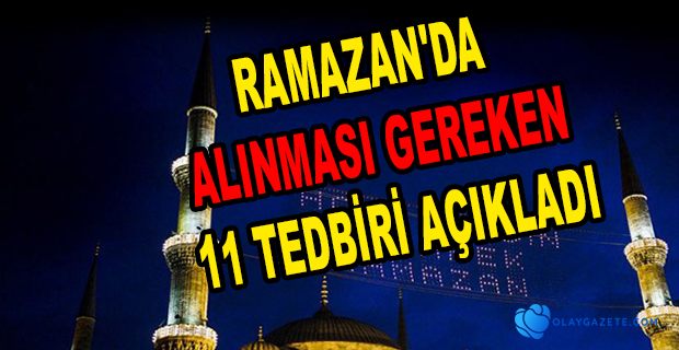 KORONAVİRÜSE KARŞI RAMAZAN