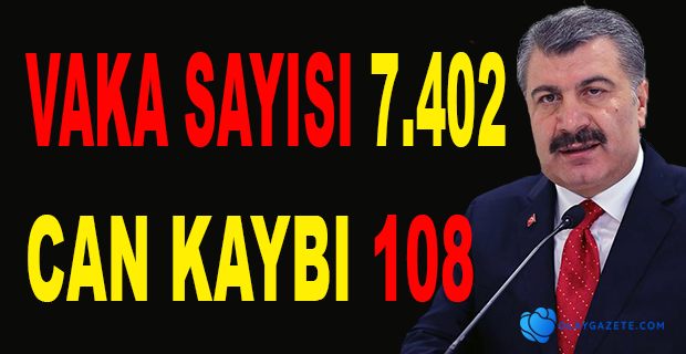  KORONAVİRÜSTEN CAN KAYBI 108