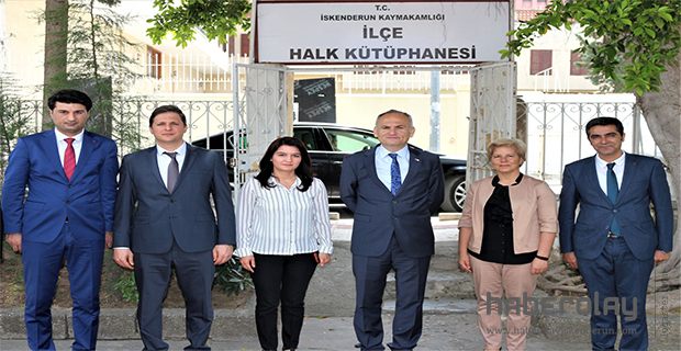 Kütüphane Müdürlüğüne ziyaret