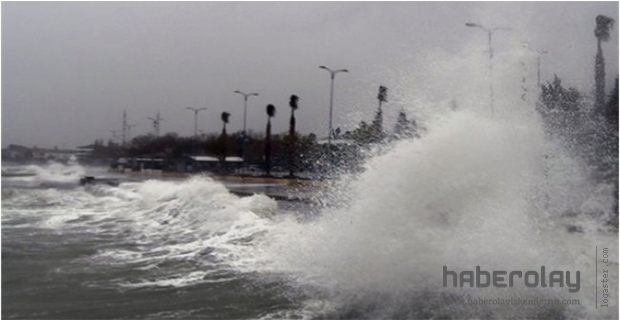 HATAY İÇİN KUVVETLİ FIRTINA UYARISI!