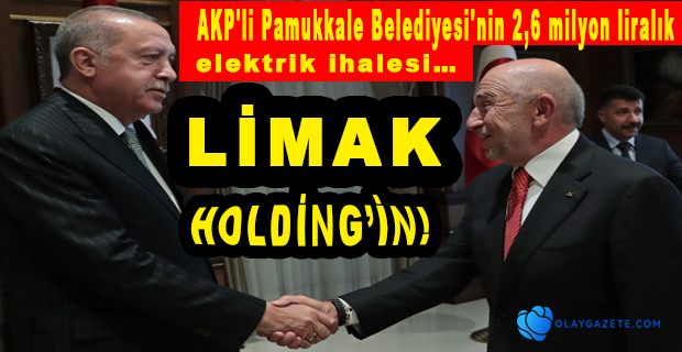 LİMAK HOLDİNG ELEKTRİK İHALESİNİ 2 MİLYON 636 BİN TL’YE ALDI