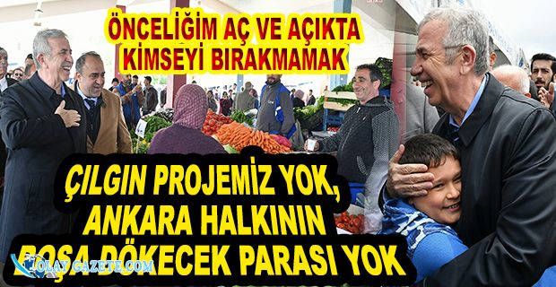 MANSUR YAVAŞ, HAYMANA’DA VATANDAŞLARLA BULUŞTU