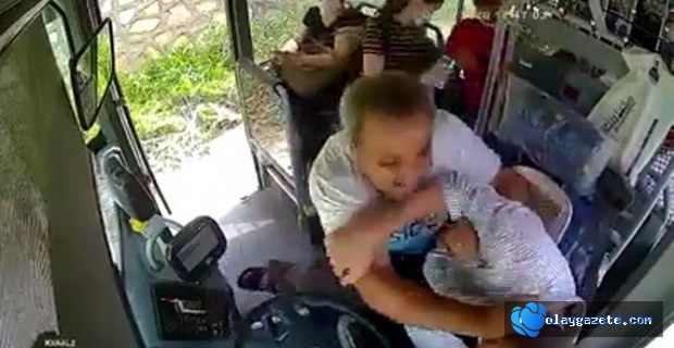 MASKE UYARISI YAPAN ŞOFÖRE YUMRUK!