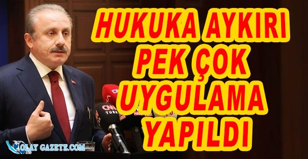 MECLİS BAŞKANI ŞENTOP