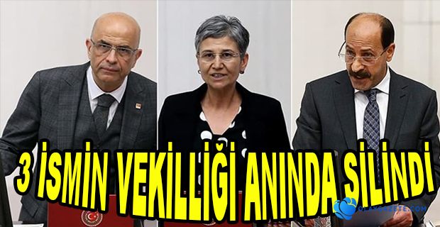 MECLİS SİTESİ 3 İSMİN VEKİLLİĞİNİ ANINDA DÜŞÜRDÜ