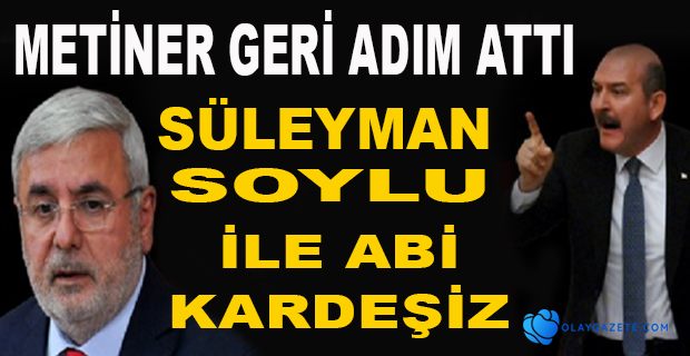 MEHMET METİNER ÇARK ETTİ