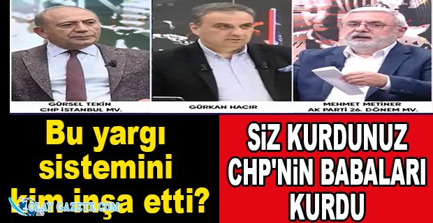 MEHMET METİNER GEZİ KARARINI SAVUNDU: FETÖ YARGISINI CHP KURDU