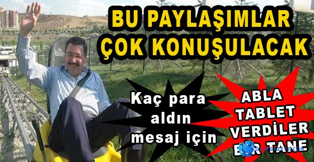 MELİH GÖKÇEK RÜŞVET KARŞILIĞI TWEET Mİ ATTIRIYOR?