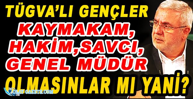 METİNER’DEN İTİRAF GİBİ TÜGVA DEĞERLENDİRMESİ