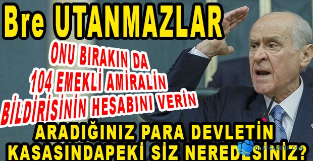 MHP LİDERİ BAHÇELİ
