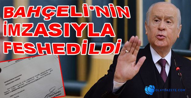 MHP TEŞKİLATLARINDA KRİZ...