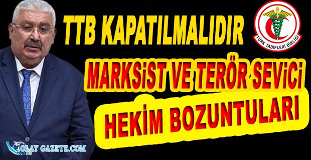 MHP YİNE DOKTORLARI HEDEF ALDI 
