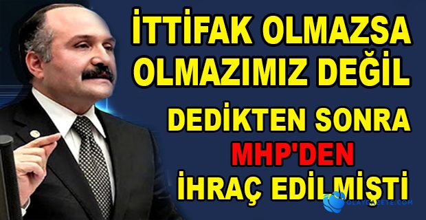 MHP’DEN İHRAÇ EDİLEN ERHAN USTA’DAN YENİ PARTİ KARARI