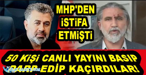 MHP’DEN İSTİFA EDEN SEDAT KILINÇ TELEVİZYON STÜDYOSUNDAN DARP EDİLEREK KAÇIRILDI