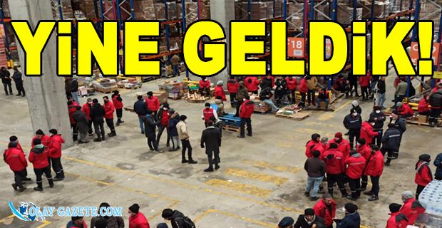 MİGROS İŞÇİLERİ TEKRAR BİR ARADA: AÇLIKTAN ÖLMEYİZ BİZ BU YOLDAN DÖNMEYİZ