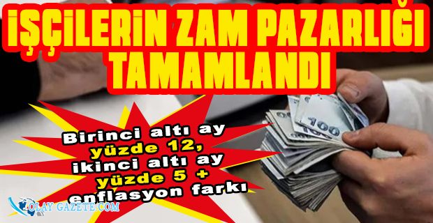 MİLYONLARCA İŞÇİYİ İLGİLENDİRİYOR: ZAM GÖRÜŞMESİ SONUÇLANDI
