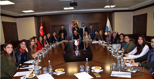 MKÜ Mimarlık Fakültesi öğrencileri  İTSO’yu ziyaret ettiler