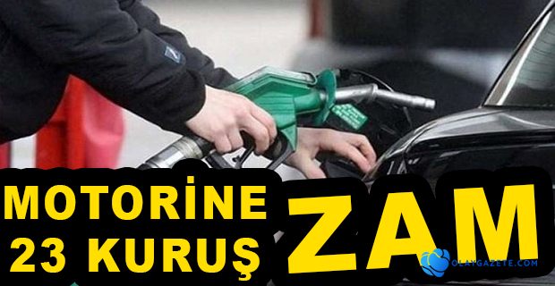 MOTORİNE ZAM
