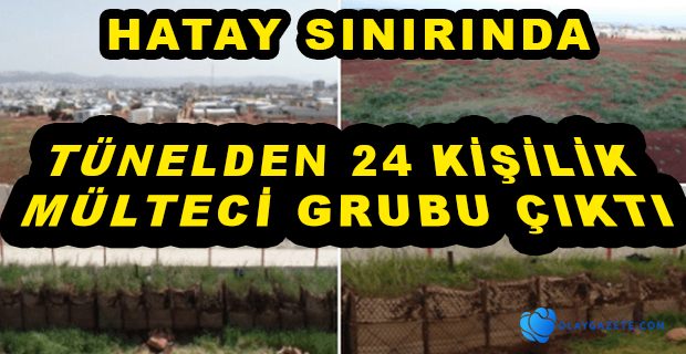 MSB: HATAY SINIRINDA BİR UCU SURİYE’DE OLAN 100 METRELİK TÜNEL TESPİT EDİLDİ