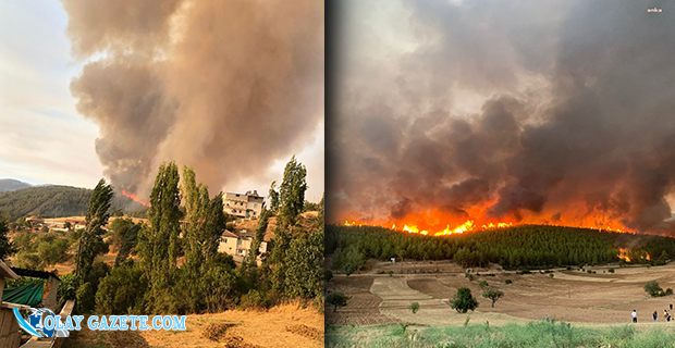 MUĞLA KAVAKLIDERE’DEKİ YANGIN KONTROL ALTINA ALINAMIYOR