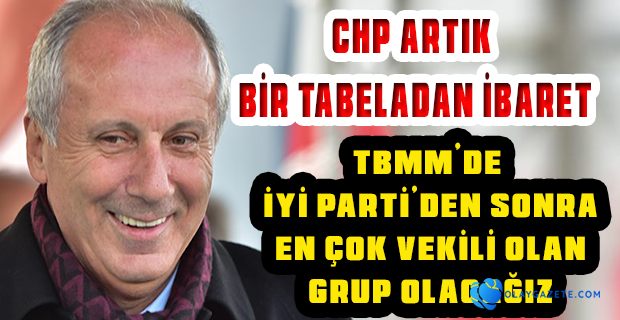 MUHARREM İNCE, CHP’DEN İSTİFA ETTİ