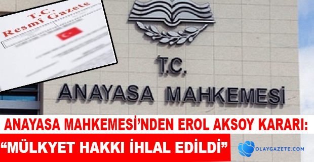 MÜLKYET HAKKI İHLAL EDİLDİ