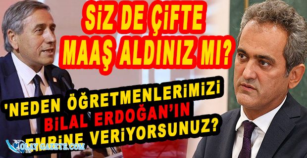 O SKANDALIN UCU MİLLİ EĞİTİM BAKANI MAHMUT ÖZER