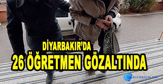 ÖĞRETMENLERE PKK OPERASYONU