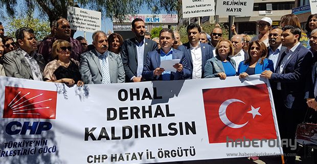 OHAL DEĞİL DEMOKRASİ İSTİYORUZ