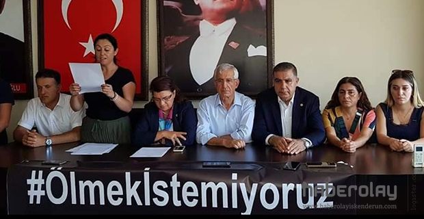 ÖLMEK İSTEMİYORUZ!