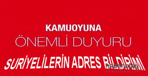 ÖNEMLİ DUYURU!