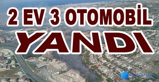 ORMAN YANGINI EV VE İŞ YERLERİNİ DE YAKTI