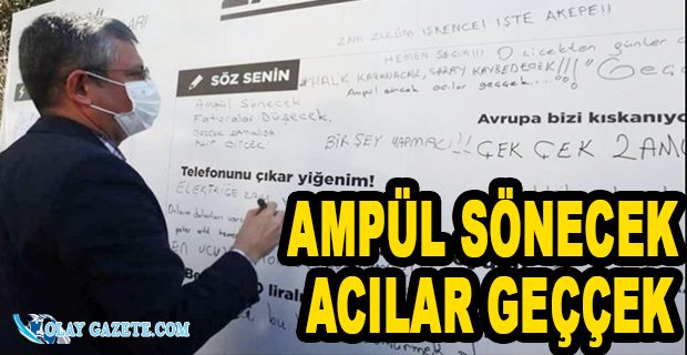 ÖZGÜR ÖZEL: HALK KAZANACAK, SARAY KAYBEDECEK!