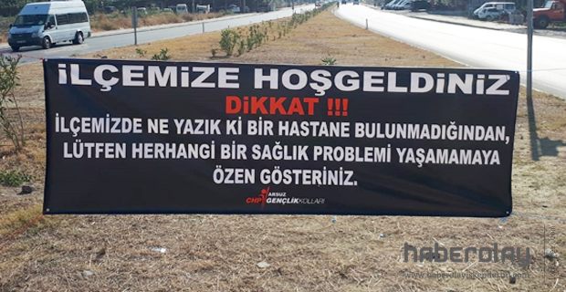PANKARTLI HASTANE İSYANI