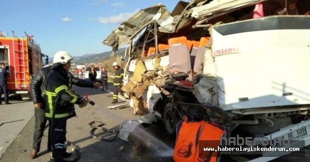 PAYAS’TA KAZA 1 ÖLÜ 8 YARALI