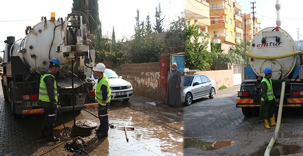 REYHANLI’DA OLUŞAN SEL FELAKETİNE MÜDAHALE